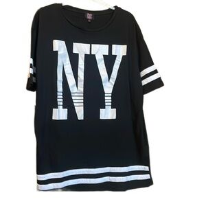 Pure hype New York black tee size large